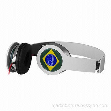 Headphones with fashionable lens, decorative design